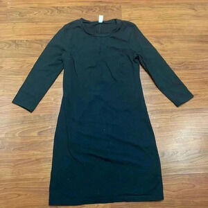 Old Navy Black three quarter sleeve‎ dress, size med